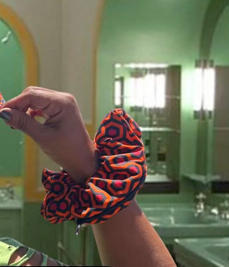 Bucket Hat and Stash Scrunchie -Shinning Carpet