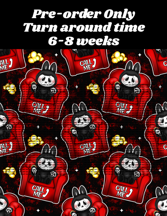 Bucket Hat Pre-Order Ghost Face Labubu