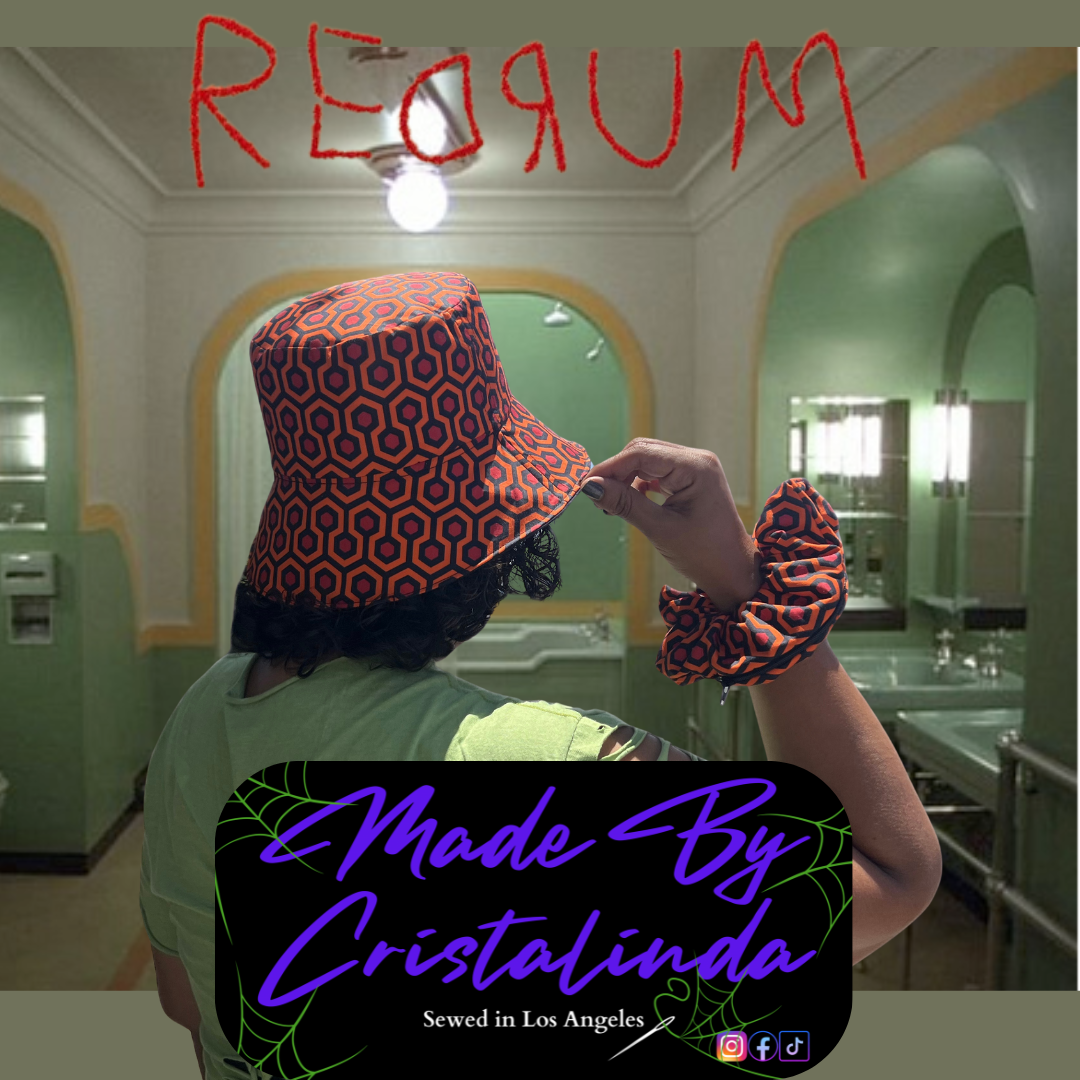 Bucket Hat and Stash Scrunchie -Shinning Carpet